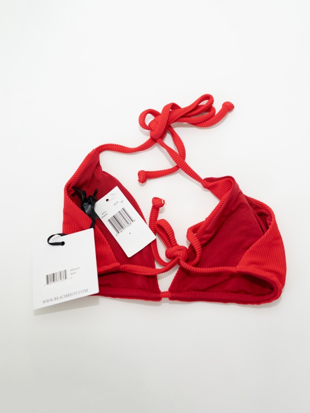 Beach Riot - Winona Soleil Ribbed Triangle Bikini Top - Picture 4 of 7